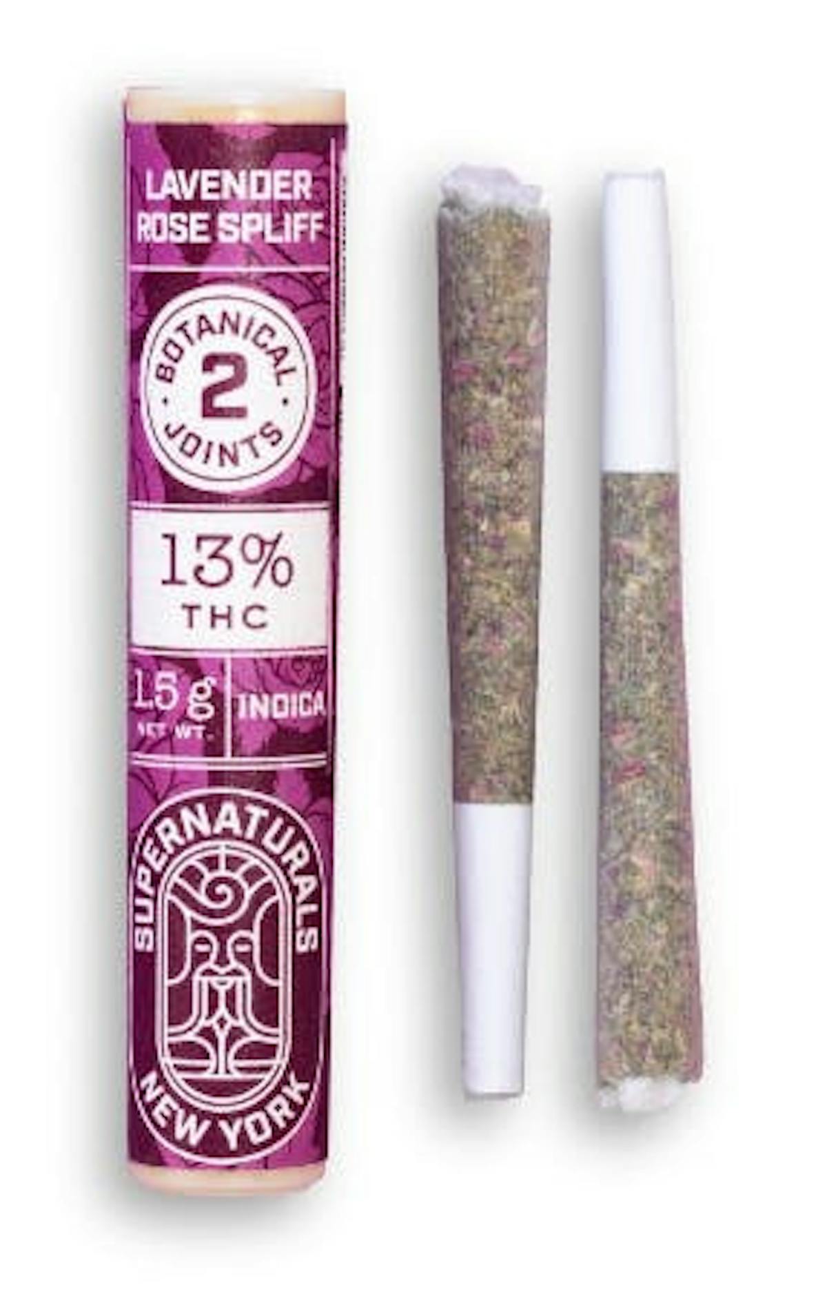 Photo of Supernaturals – Lavender Rose Spliff 2pk Prerolls
