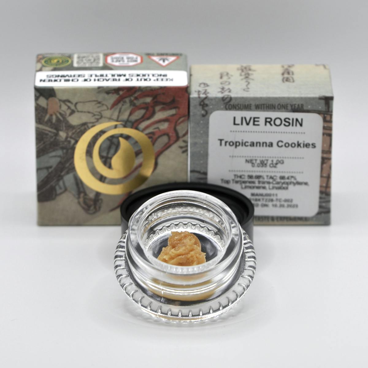 Image of Tropicanna Cookies | 1g Live Hash Rosin