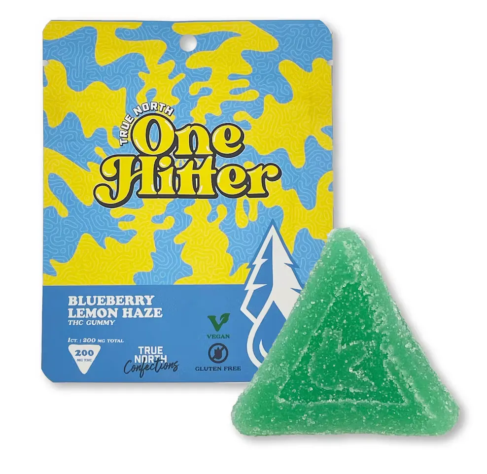 True North 200mg One Hitter Gummies - Blueberry Lemon Haze | NOXX