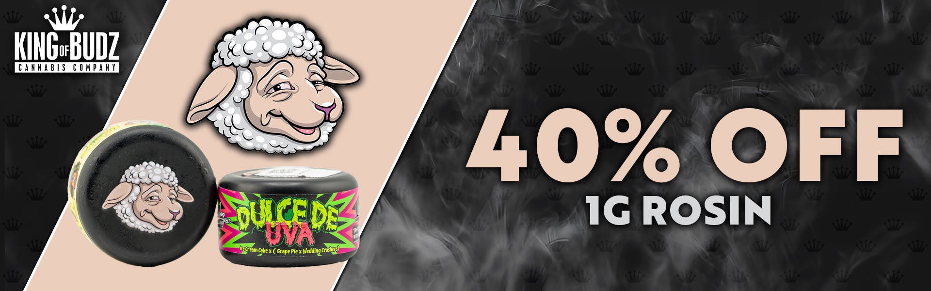 Lambchop 1g Rosin - 40 Percent Off