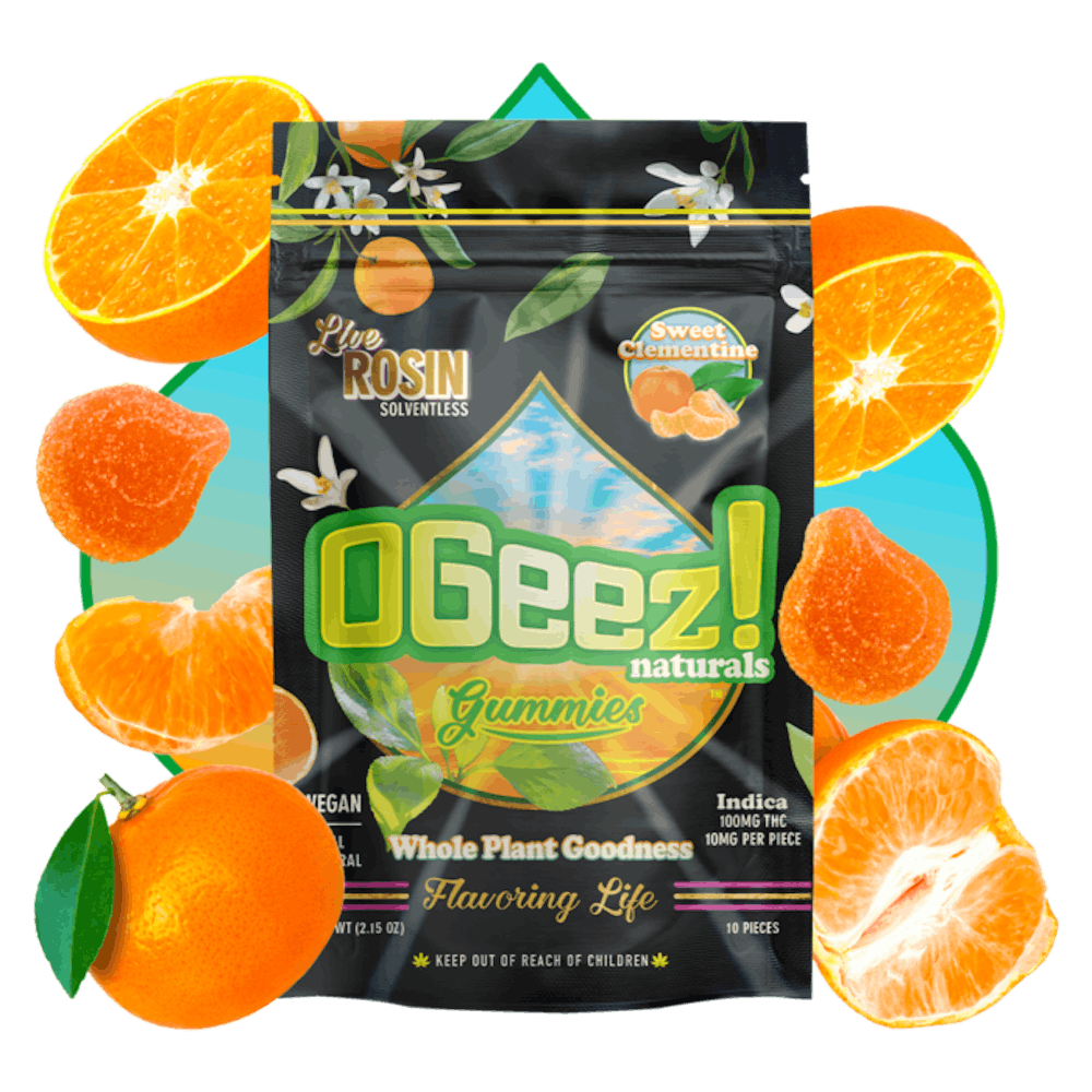 Product HDC OGeez! Rosin Gummies - Vegan Sweet Clementine 100mg (10pk)