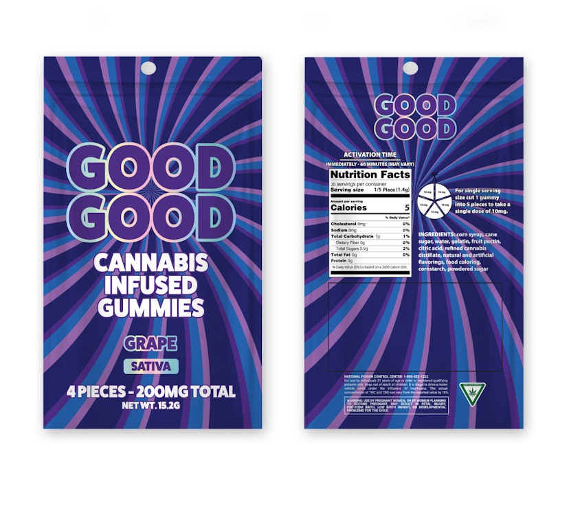 Good Good | Gummies - 200mg - Grape