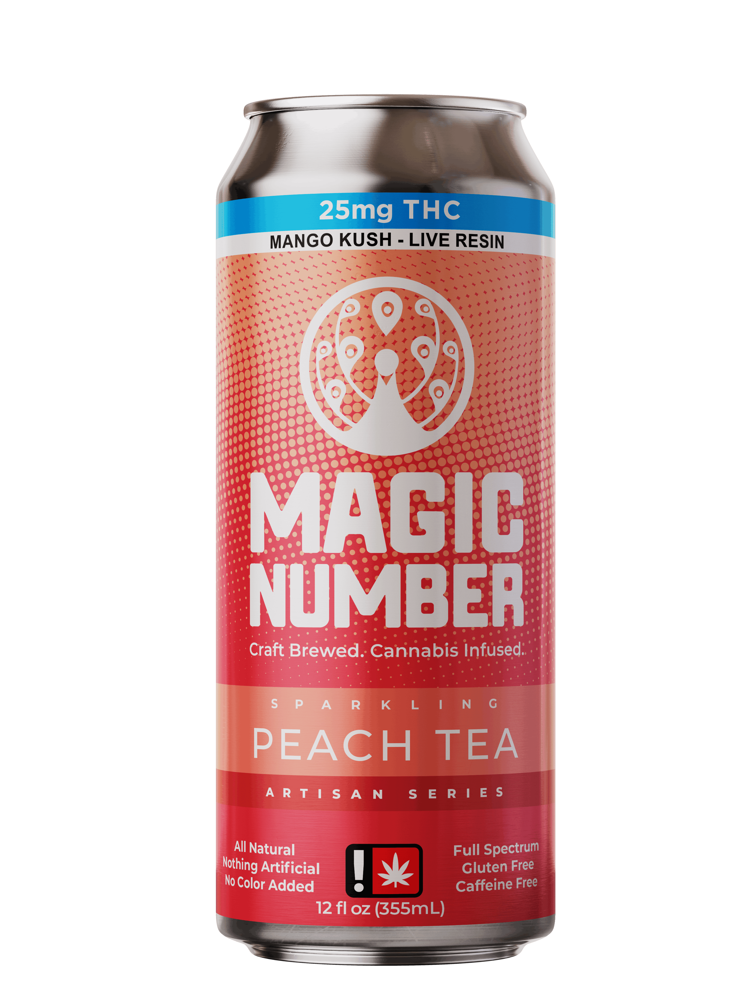 Photo of Sparkling Peach Tea | 25mg Live Resin