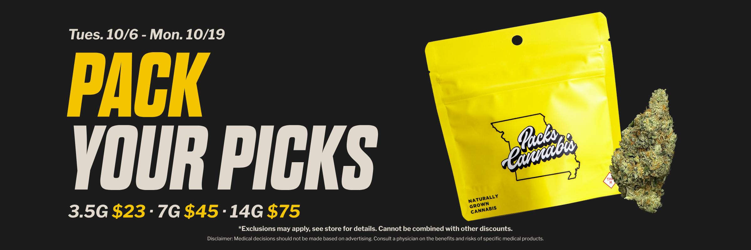 packs flower
