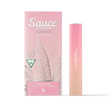 Sauce - 1g Live Resin Disposable - Platinum Rose