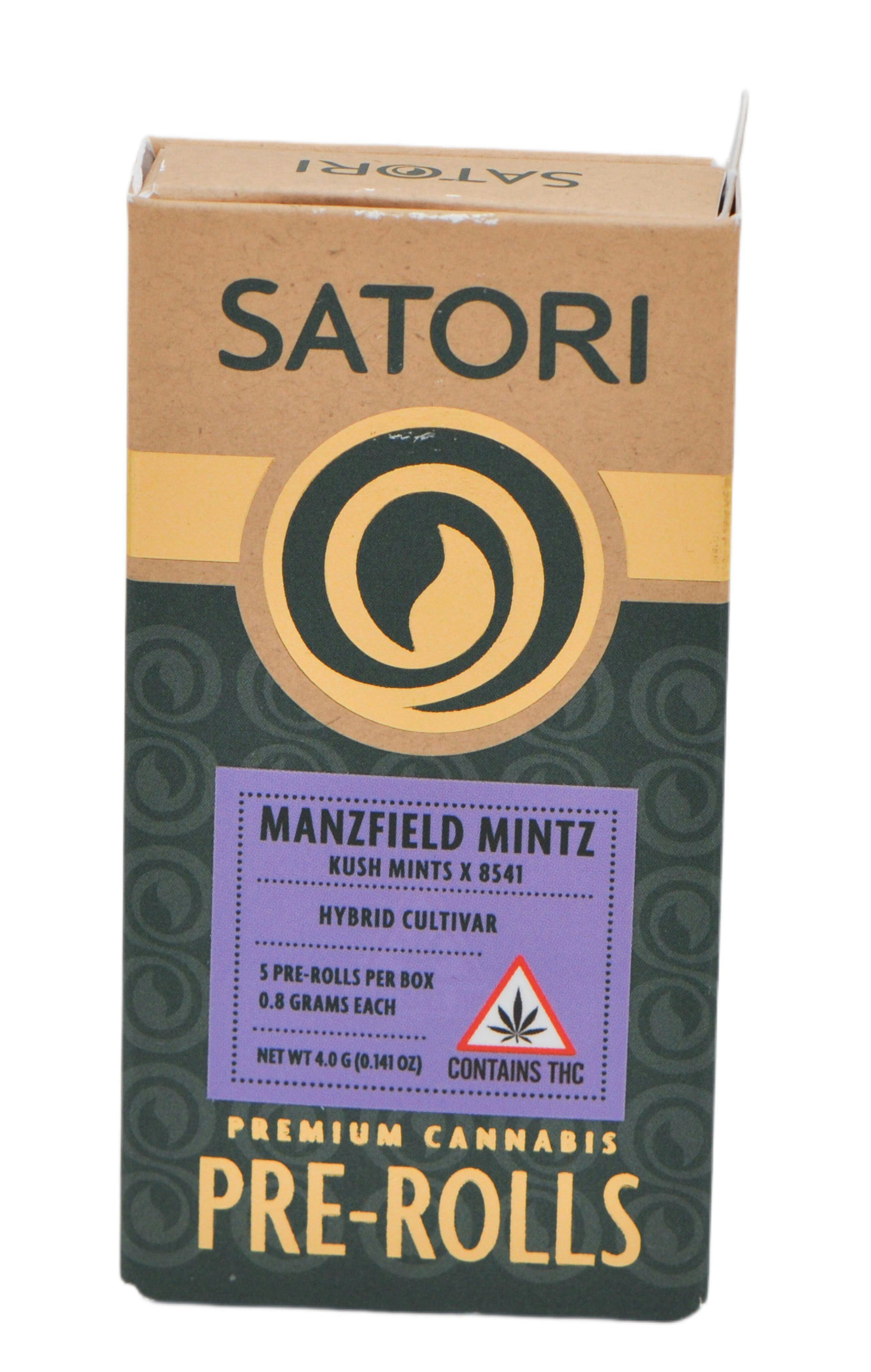 image of Manzfield Mintz | 0.8g 5pk Preroll