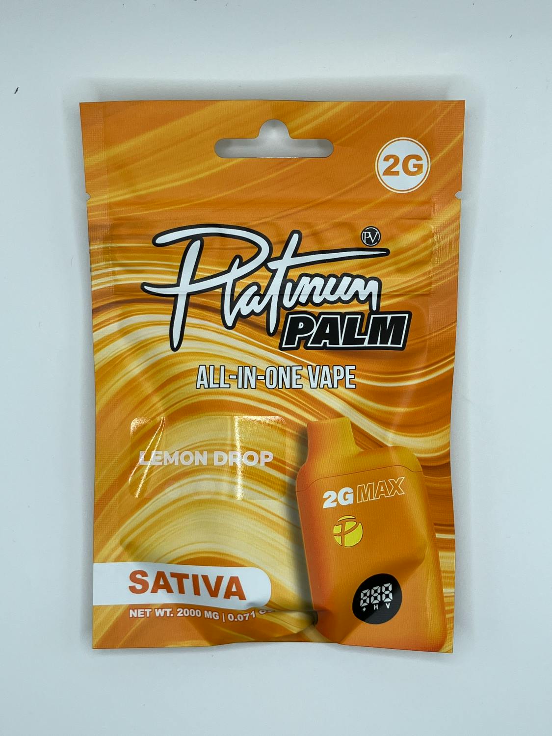 Platinum Vape | Palm Disposable Vape - 2g - Lemon Drop (Sativa)