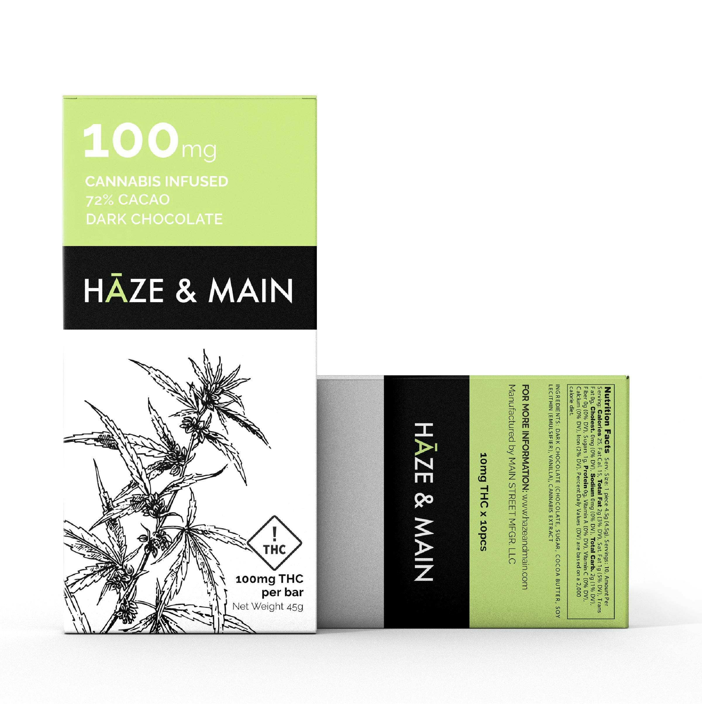 Haze & Main - Dark Chocolate (H) (100mg)