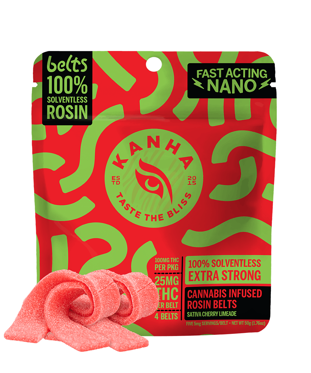 Cherry Limeade Solventless Rosin Belts 4-pack