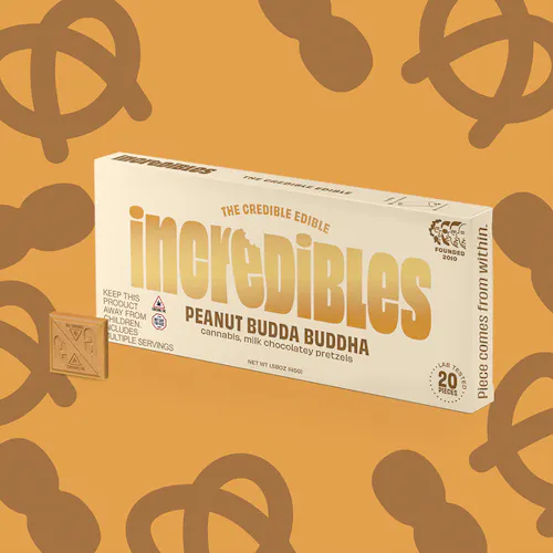 Peanut Budda Buddha Bar | Chocolate | 20 pack | 100mg THC-active