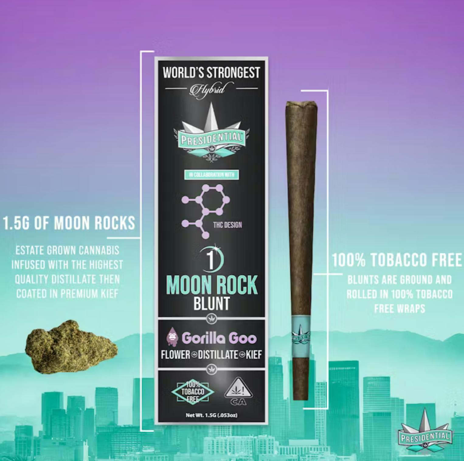 Presidential Moon Rock  Blunt - Gorilla Goo