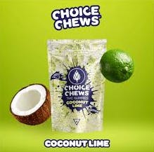 Product: Coconut Lime | 20mg x 10pk | Choice Chews