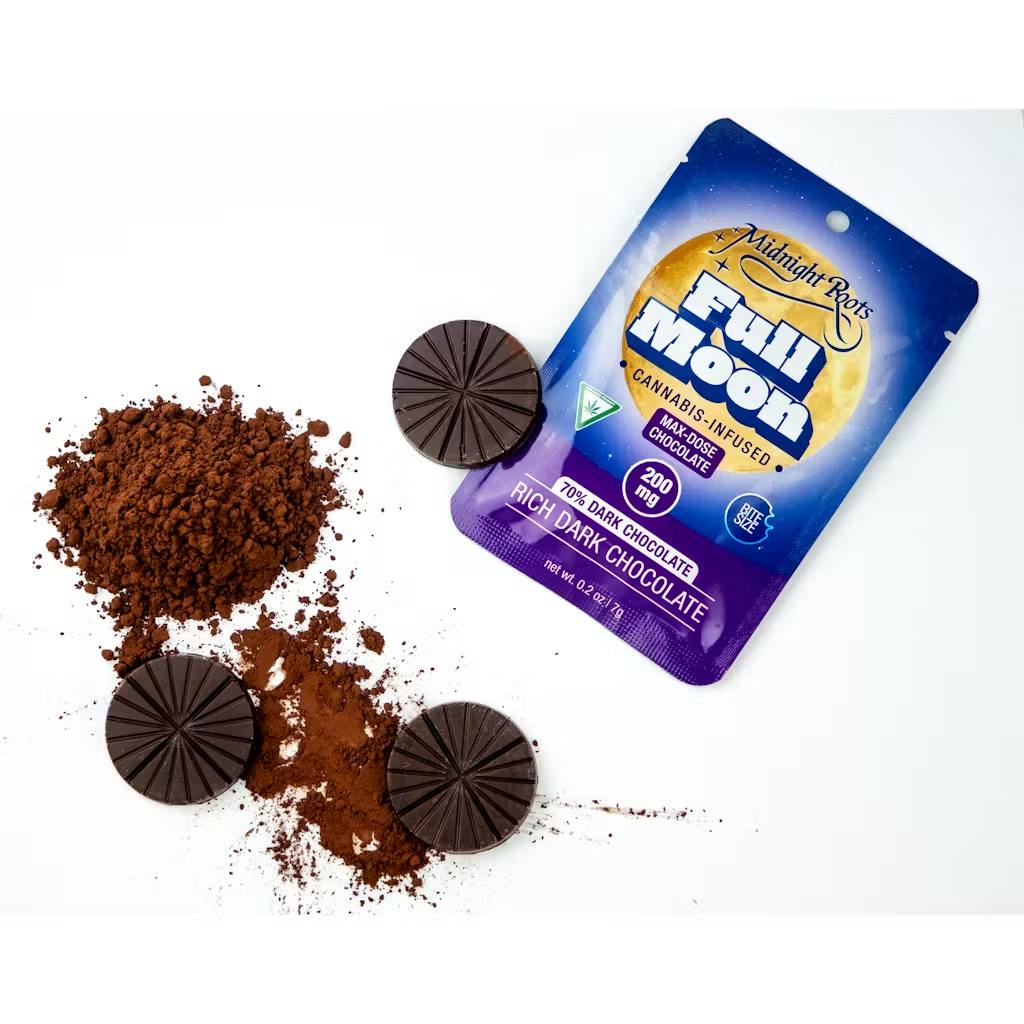 Midnight Roots - 200mg Full Moon - Dark Chocolate