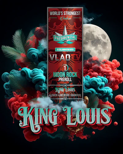Presidential - 1g Moon Rock Infused Preroll - King Louis