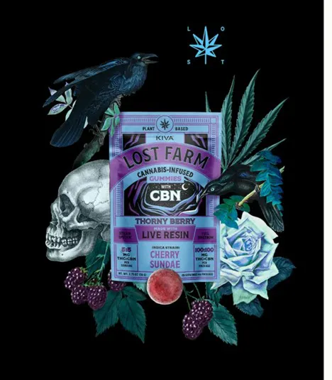 Thorny Berry x Cherry Sundae 1:1 THC:CBN Live Resin Gummies | 20pk