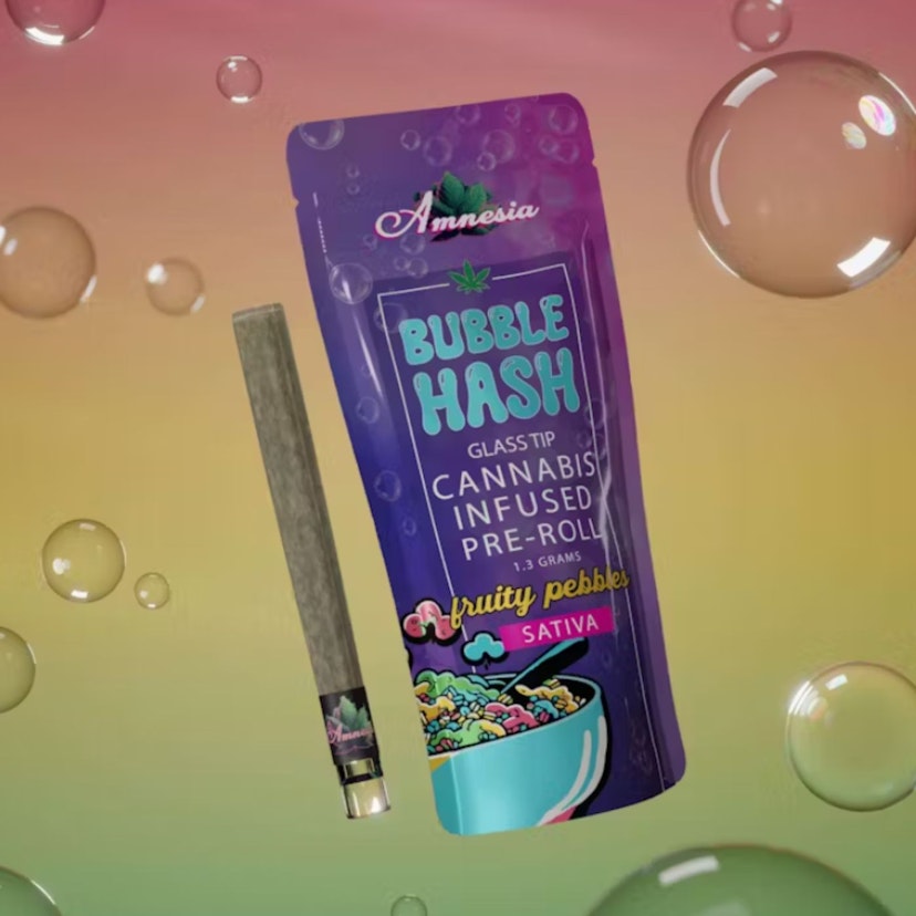 Amnesia -  Fruity Pebbles 1.3g Bubble Hash PR