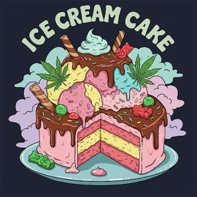 DELI - Ice Cream Cake - FLOWER by Sinse Green Acres at King of Budz