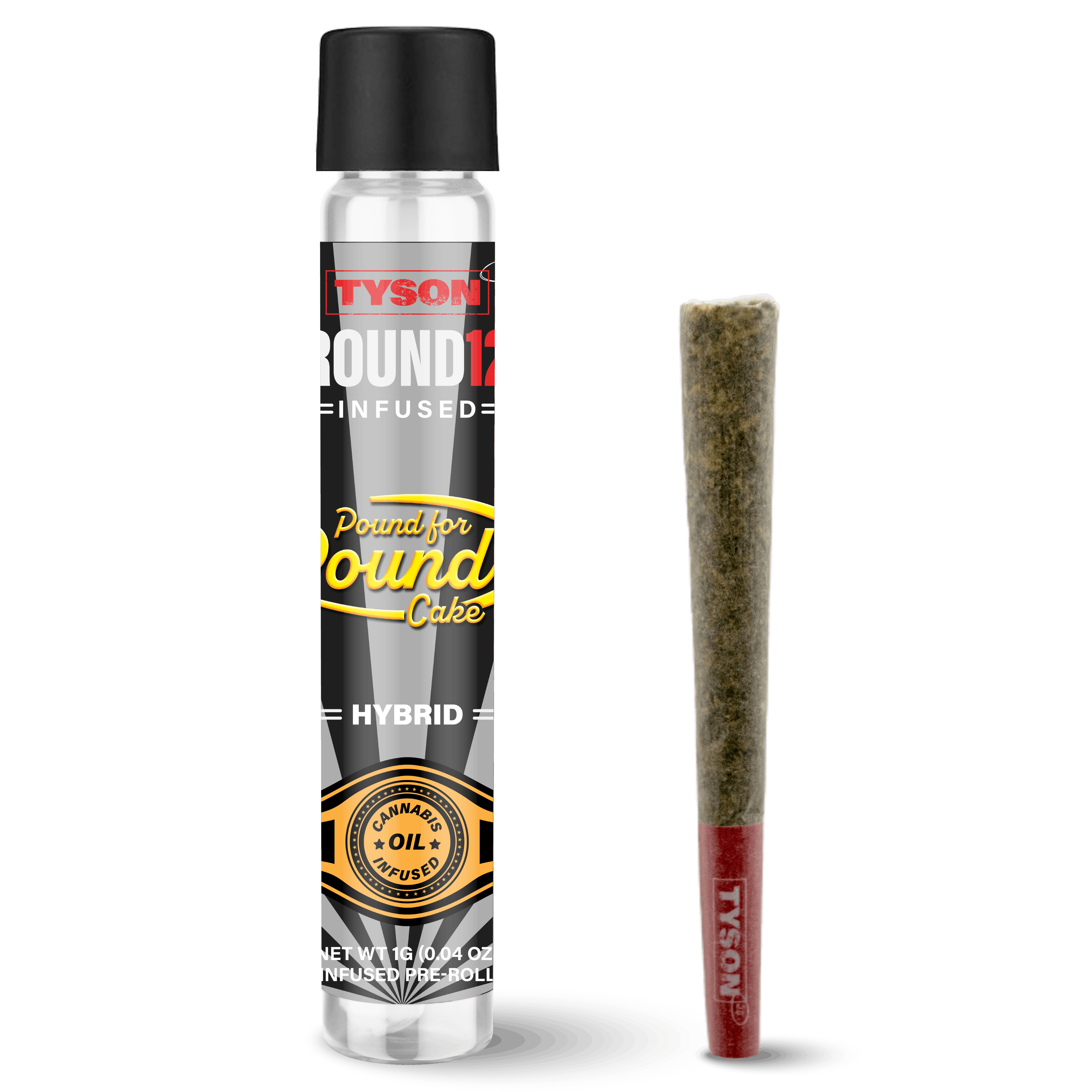 Product: Tyson 2.0 | Pound For Pound Cake | Cannabis Oil Infused Pre-Roll Indica