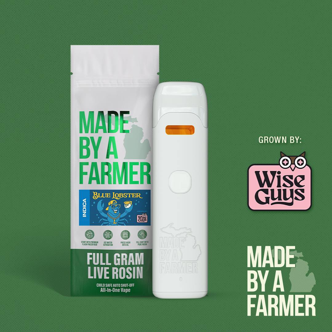Made By A Farmer - 1g Live Rosin Disposable - Blue Lobster