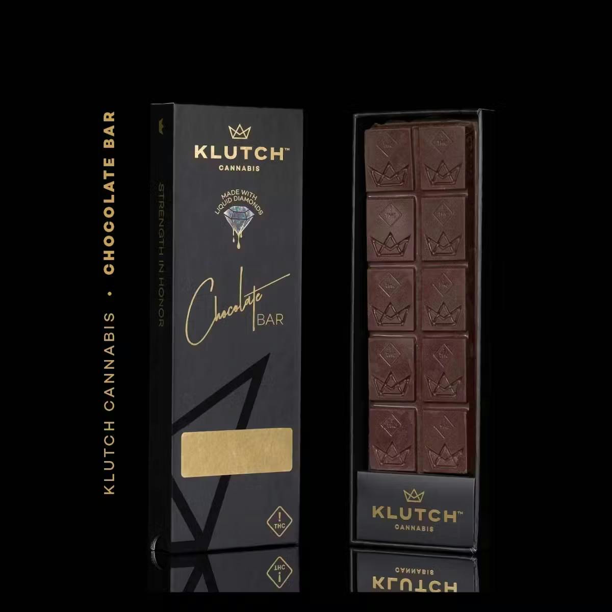 Photo of Ice Cream Cake Dark Chocolate Bar 100mg | 10pc