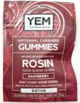 YEM | East Coast Sour Diesel | Raspberry | 10mg