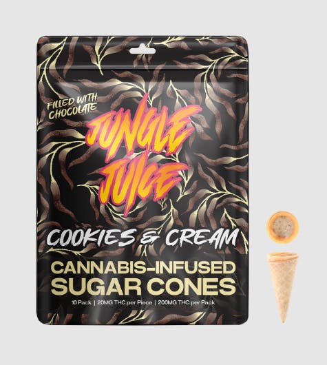 Cookies & Cream | 20mg x 10pk | Ice Cream Cones | Jungle Juice