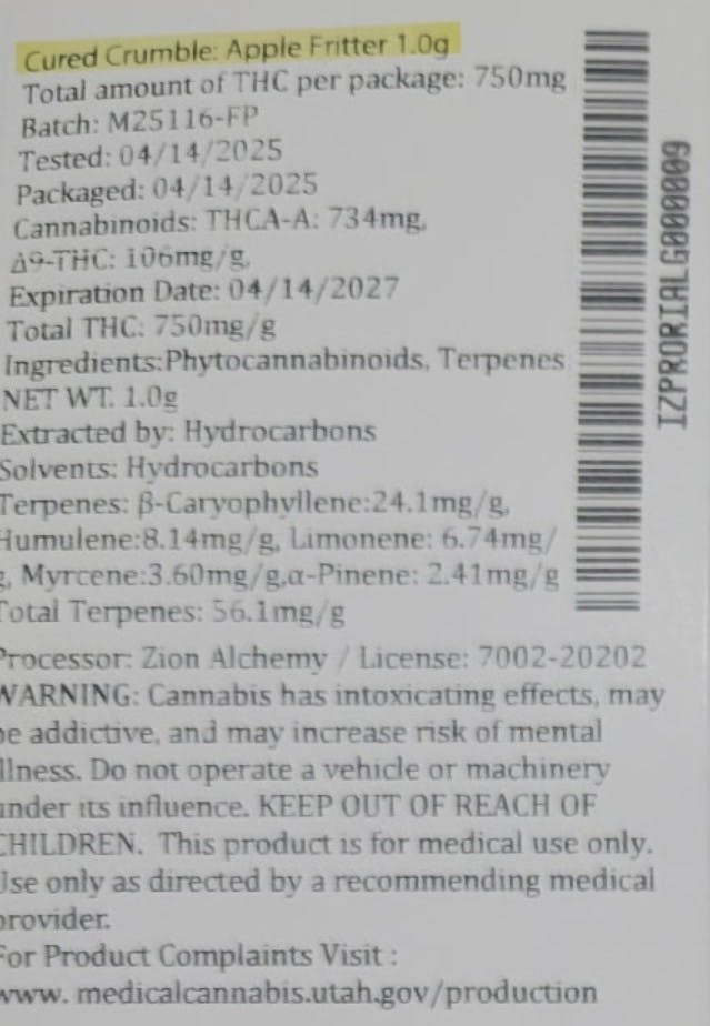 Apple Fritter Crumble