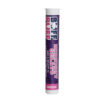 Buff Puff - 2 Pack .5g Prerolls - Midnight Gelato - PRE_ROLLS by Buff Puff at King of Budz