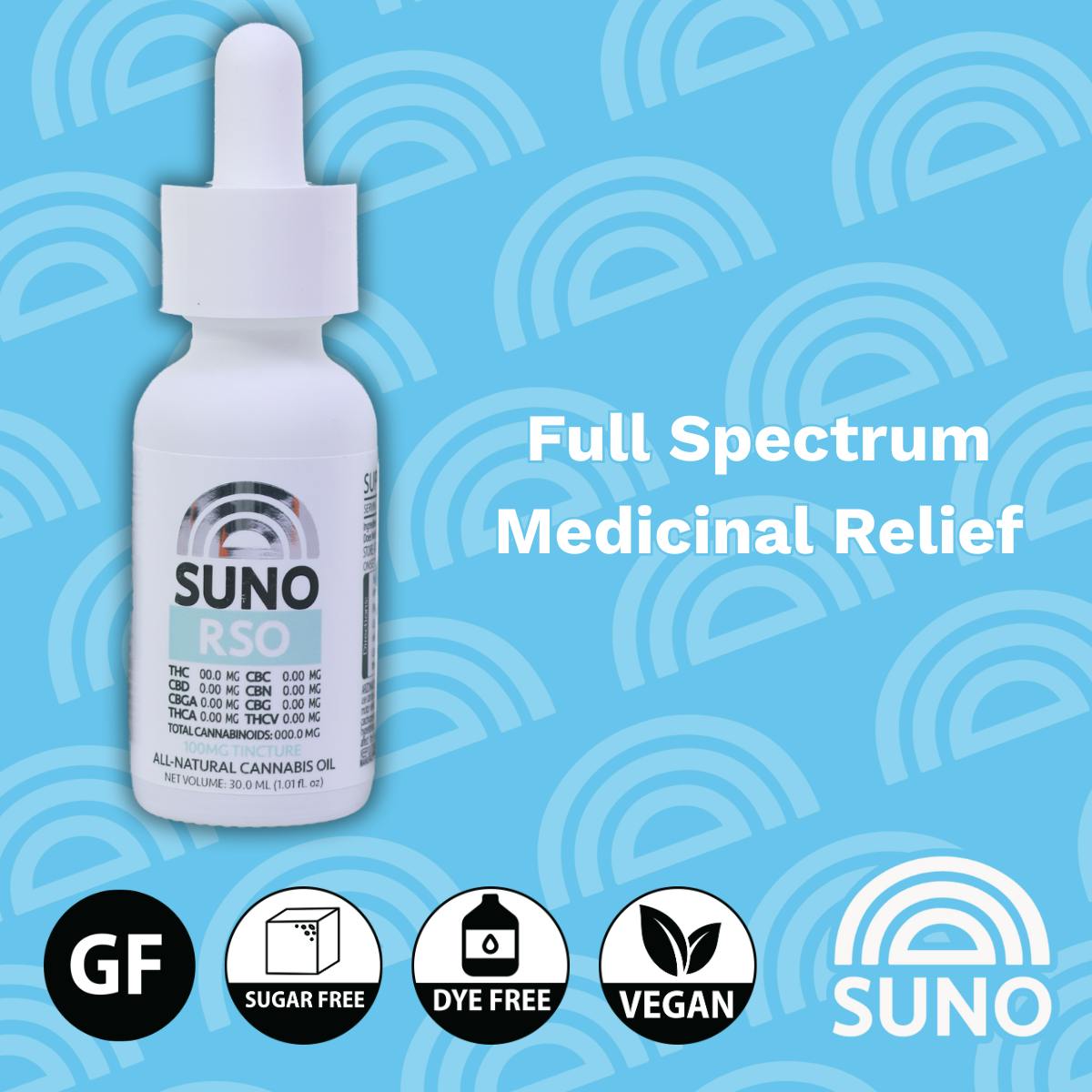 SUNO - 200mg RSO Tincture