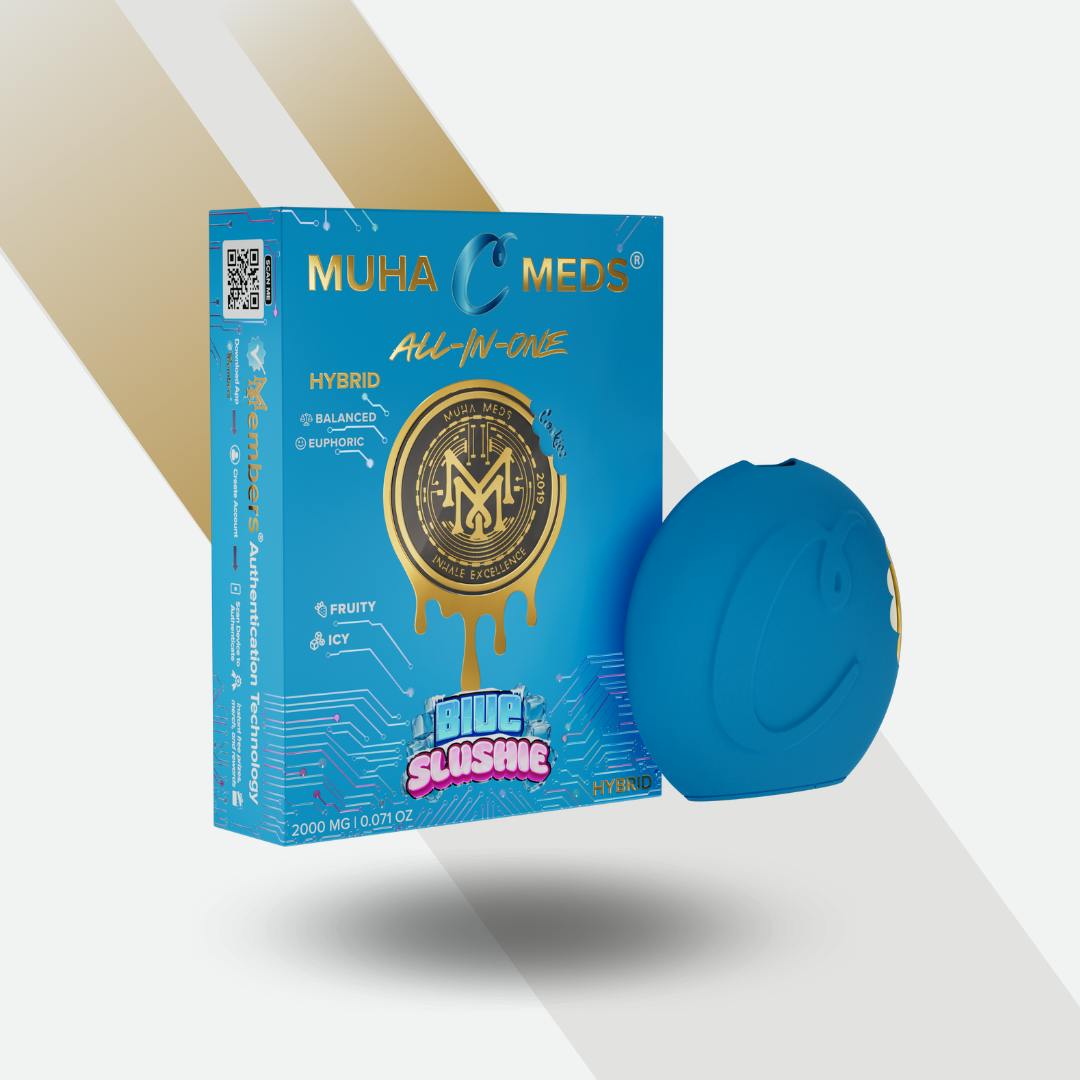 muha meds blue slushie vape Shop Muha Meds Blue Slushie 2g Hybrid Disposable Vape | Muha Meds - 2g Vapes/Carts  at Elevated Exotics main image 1