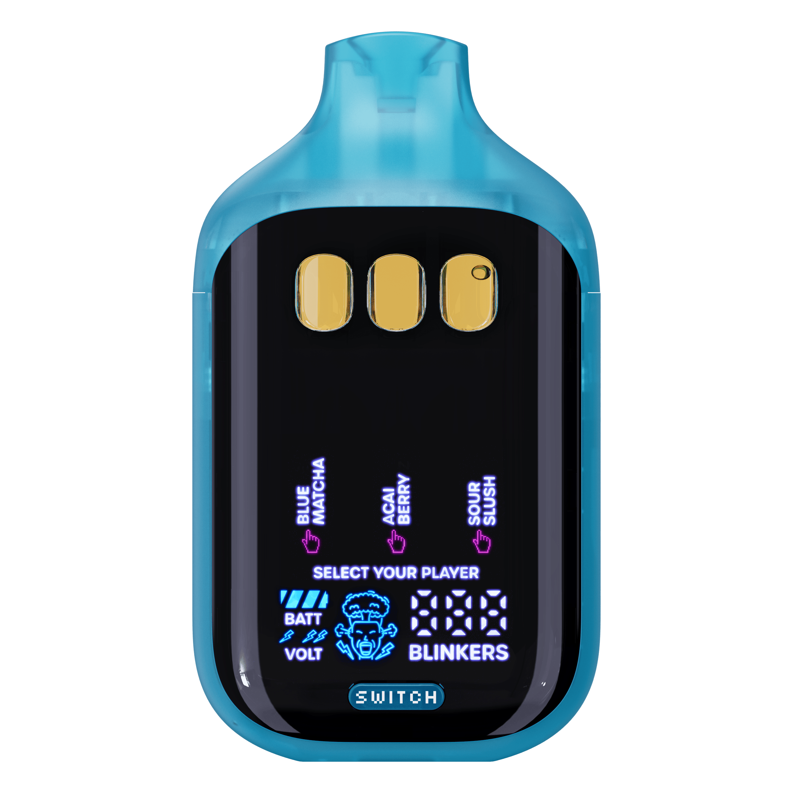 Blue Matcha x Acai Berry x Sour Slush Liquid Live Diamonds Triple Tank Switch Disposable Hybrid Liquid Live Diamonds Triple Tank Switch Disposable Hybrid by Boutiq – Vapes at Gatsby Cannabis