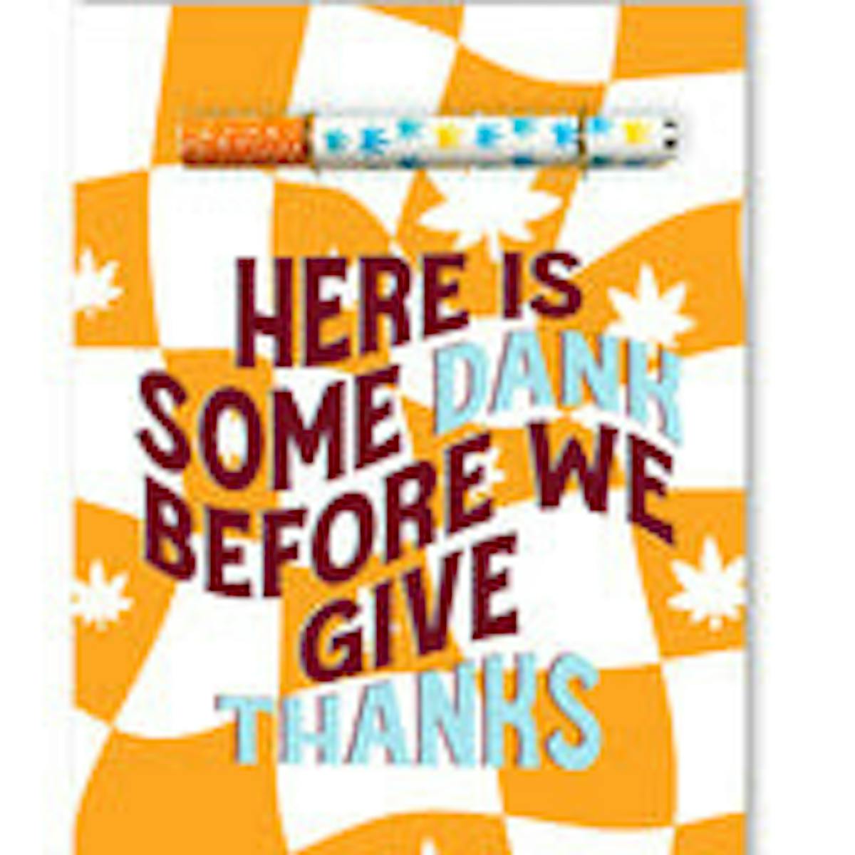 Photo of Kush Kards | Give Dank with Thanks – One Hitter Greeting Card
