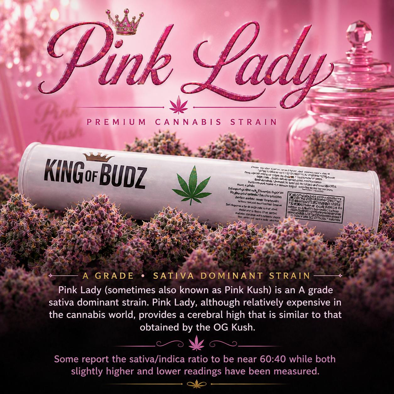 KOB - 1g Preroll - Pink Lady
