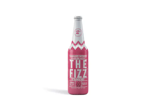 Manzanita Naturals The Fizz Strawberry sparkling water 10mg THC