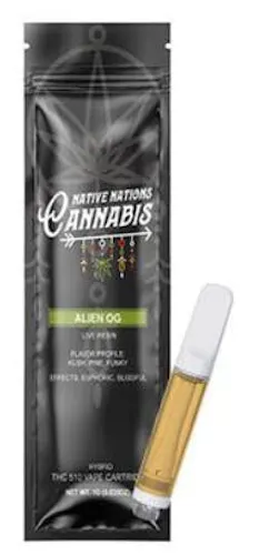 Native Nations | AIO  | Alien OG | Live Resin Infused | .5G-active
