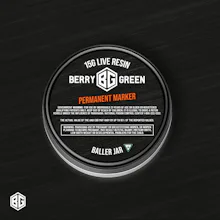 Berry Green - 15g Live Resin Baller Jar - Permanent Marker
