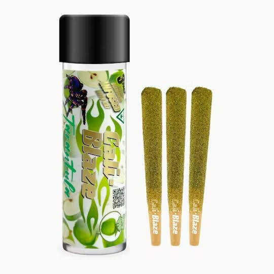 Product Green Apple (H) Tarantula Infused | Pre Rolls | 1g 3pk
