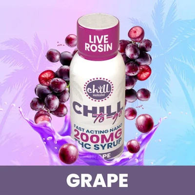 Chill Medicated - 200mg Live Rosin Syrup To-Go - Grape