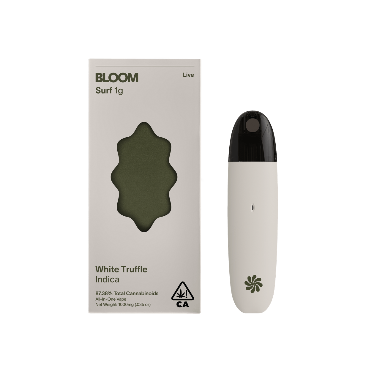 Live Surf All-In-One 1000mg | White Truffle — BLOOM cannabis product at ZenZest