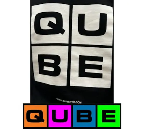 Qube | Black Hoodie | Design & Logo | Extra Large-2