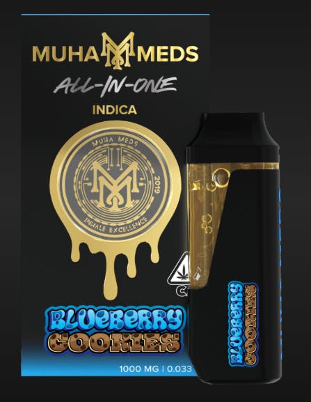 Muha X Cookies | Blue Slushie | Disposable Vape | 2g | Hybrid | Twisted Bee  - REC