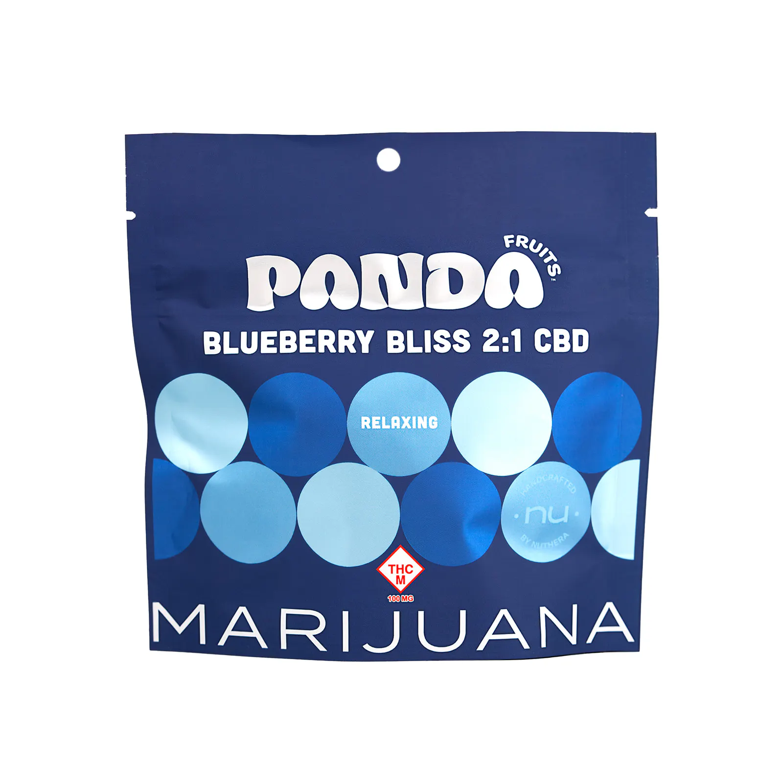 Panda Fruits Blueberry Bliss 200mg CBD:100 mg THC at Key Missouri