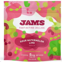 Sour Watermelon Lime Fast Acting Jellies