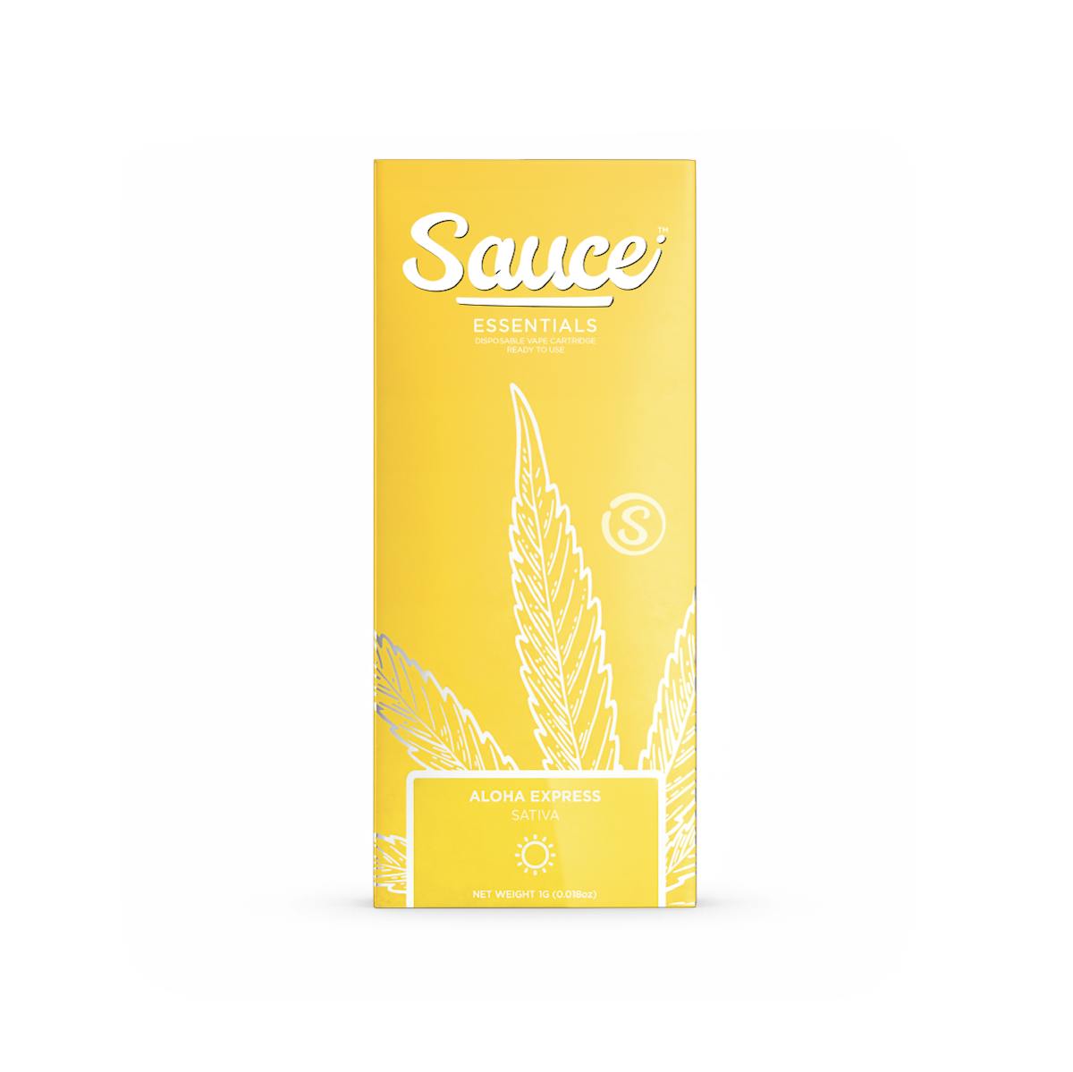 Photo of Sauce Essentials 1g ALOHA EXPRESS LR + Distillate Disposable Cannabis Vape Cartridge