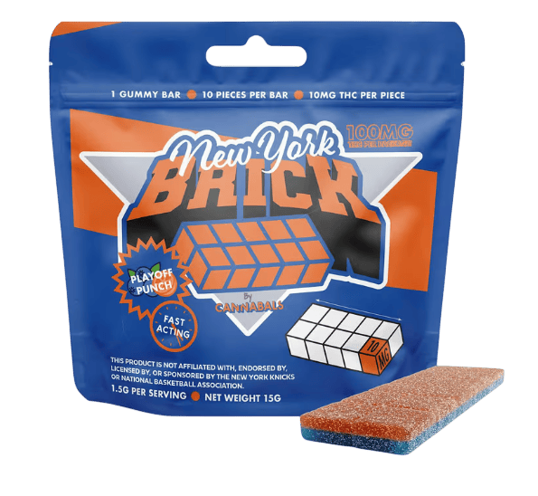 Playoff Punch - THC Gummie Brick (100mg) - Planet Nugg