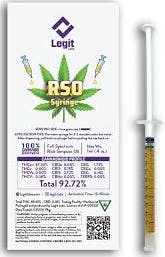 Product: RSO | 1:1 | Legit Labs