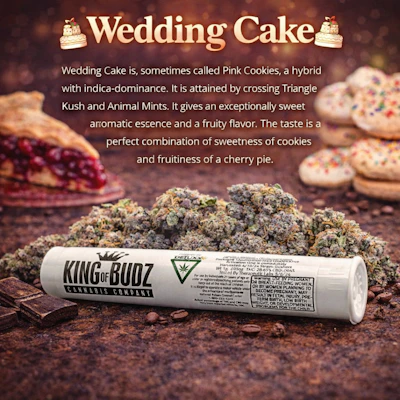 KOB - 1g Preroll - Wedding Cake