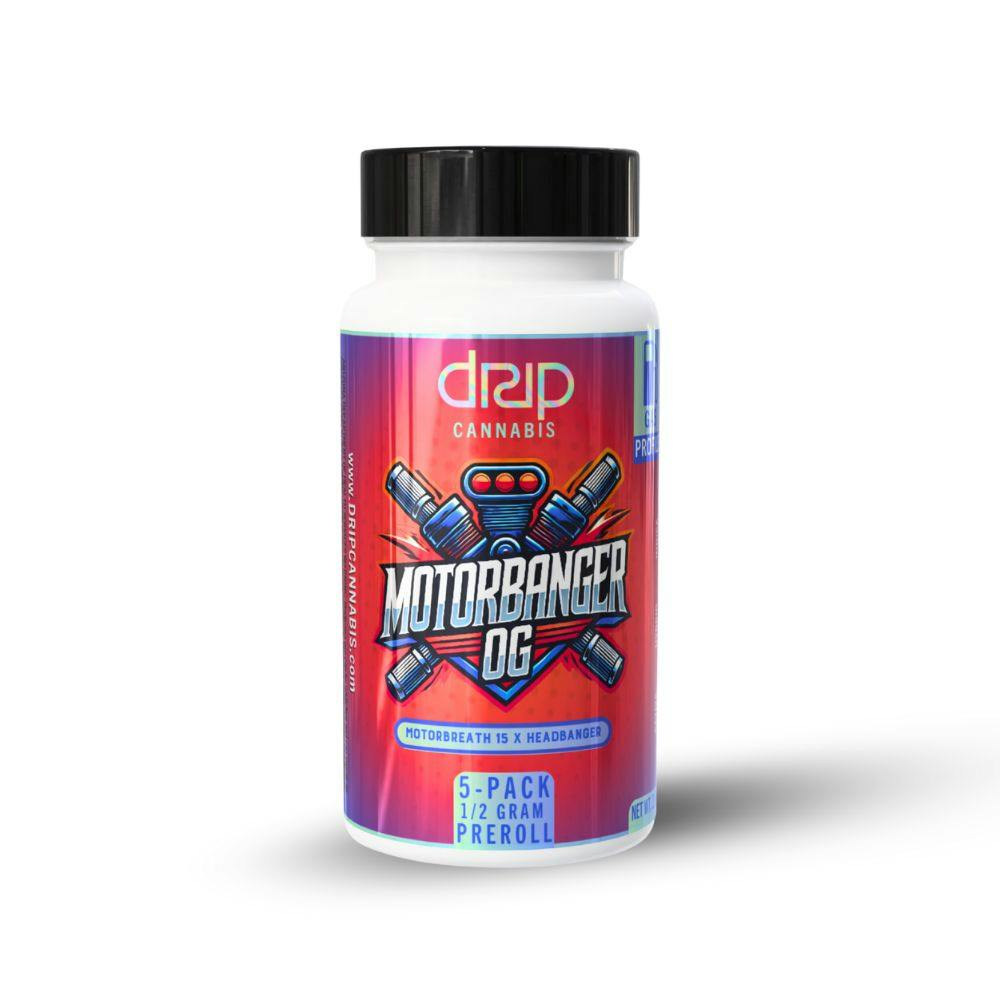 Drip - Prerolls 5pk - Motorbanger OG (I) (2.5g)