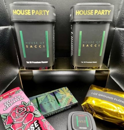 House of Sacci House Party Pack | 28g Flower-1g Kief | Devil's Drip