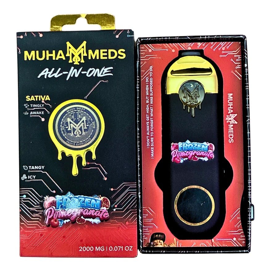 MUHA MEDS | FROZEN POMEGRANATE | DISPOSABLE V2 SATIVA